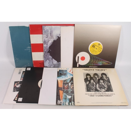 55 - Bon Jovi, 12'' vinyl singles to include Hardest Part Is The Night (Advance DJ Copy), In And Out Of L... 