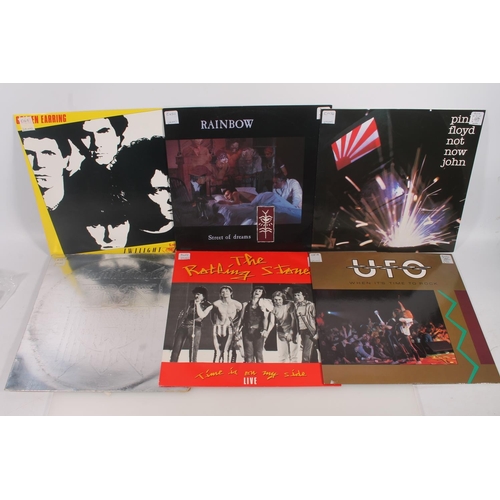59 - Rock Groups on 12'' vinyl singles to include Deep Purple Knocking At Your Back Door limited edition,... 