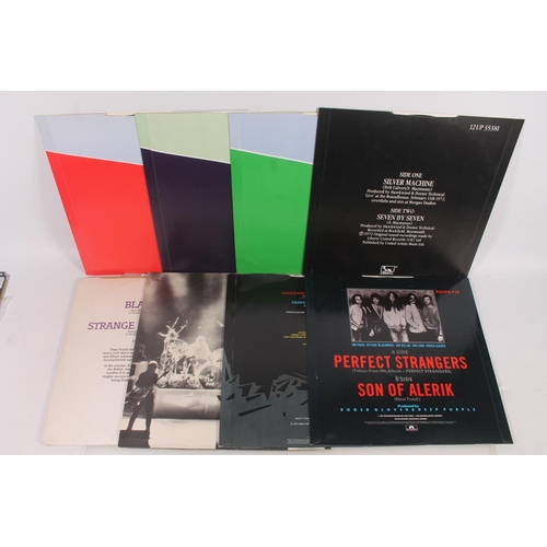 59 - Rock Groups on 12'' vinyl singles to include Deep Purple Knocking At Your Back Door limited edition,... 