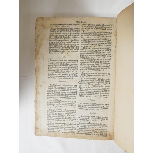 99 - CALVIN JOHN.  The Institution of Christian Religion, written in Latine By Maister John Calvine and t... 