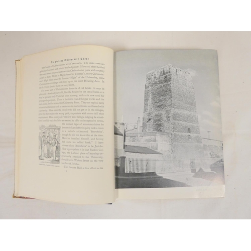 72 - BETJEMAN JOHN.&nbsp;&nbsp;An Oxford University Chest. Illus. Quarto. Cloth backed marbled brds., som... 