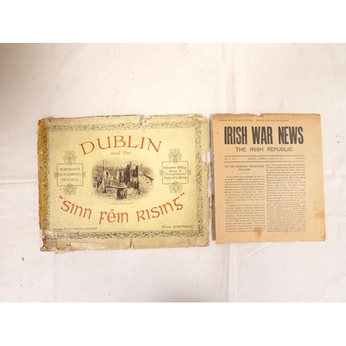 74 - Irish Easter Rising.  Irish War News, the Irish Republic, Facsimile of the Insurgent Newspaper, only... 