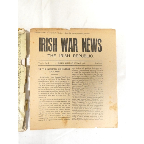 74 - Irish Easter Rising.  Irish War News, the Irish Republic, Facsimile of the Insurgent Newspaper, only... 