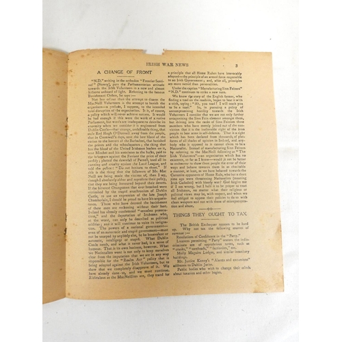 74 - Irish Easter Rising.  Irish War News, the Irish Republic, Facsimile of the Insurgent Newspaper, only... 