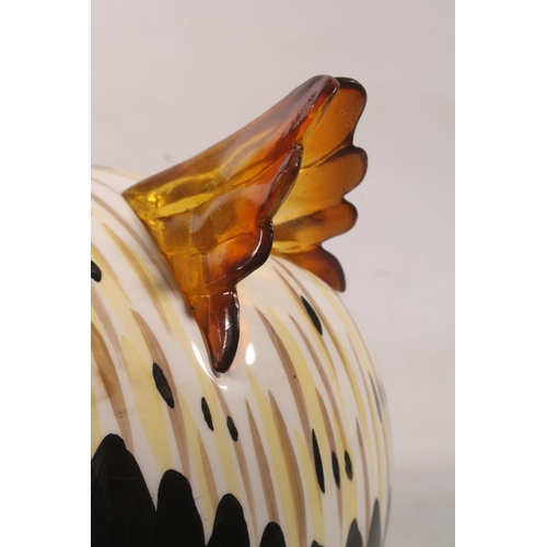 Galla rocking rooster, 30cm long.