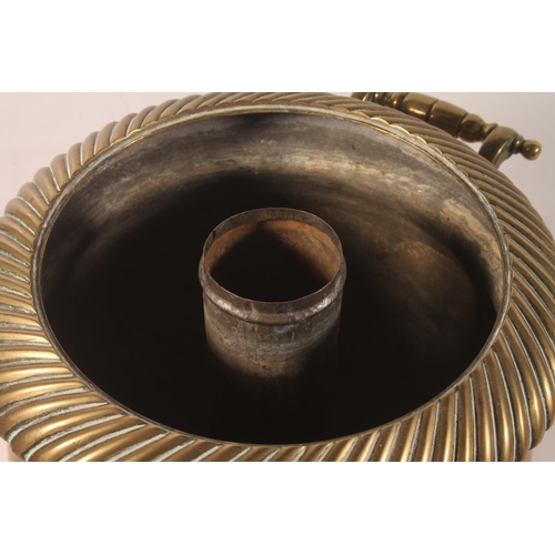 31 - Brass samovar, 43cm high.
