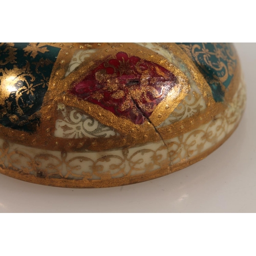 36 - Vienna porcelain jug, a Vienna porcelain trophy with hand-painted vignettes of horses and riders, be... 