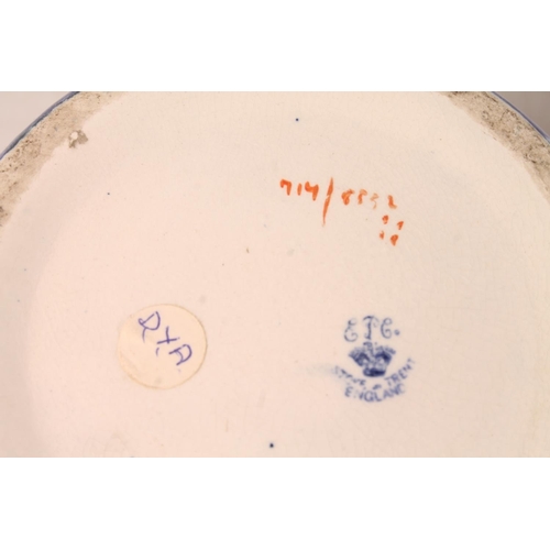 38 - Pair of EPC of Stoke-on-Trent transfer printed baluster vases of ginger jar form decorated with orie... 