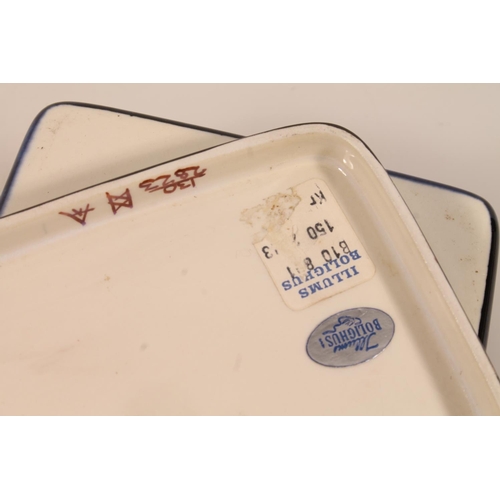 46 - Royal Copenhagen pottery trinket box and cover painted with three wise men, painted marks to undersi... 