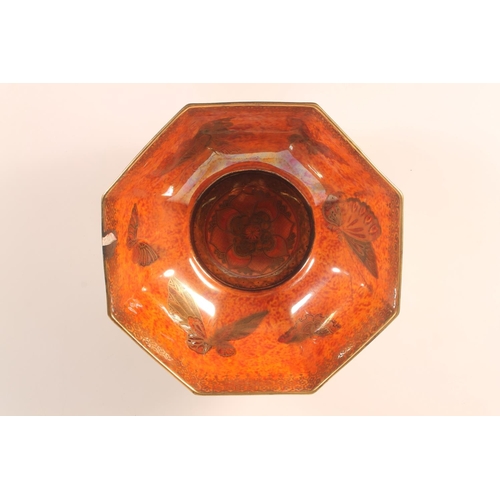 59 - Daisy Makeig-Jones style Wedgwood Fairyland Lustre bowl decorated with insects and mythical creature... 