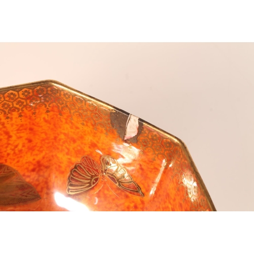 59 - Daisy Makeig-Jones style Wedgwood Fairyland Lustre bowl decorated with insects and mythical creature... 