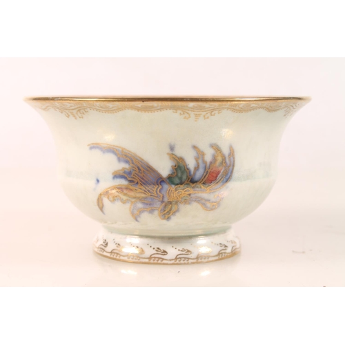 59 - Daisy Makeig-Jones style Wedgwood Fairyland Lustre bowl decorated with insects and mythical creature... 