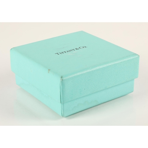 69 - Pair of silver Tiffany cufflinks with box