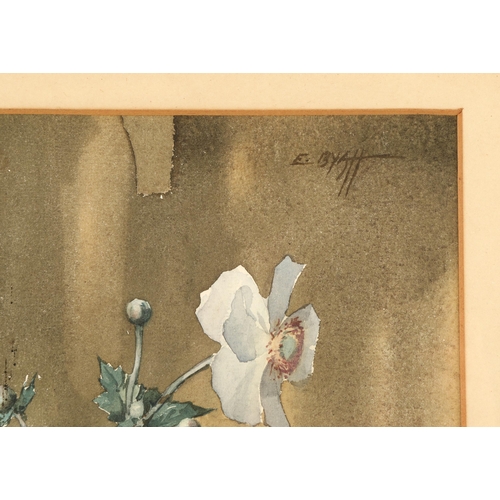 Edwin Byatt (British 1888-1948)'Magnolias in a Clear Cut Vase'Framed ...