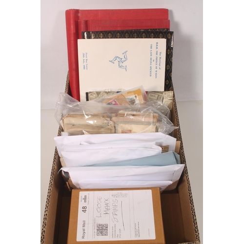 Stamp collection held across two Rapkin Ltd Compton loose leaf albums ...