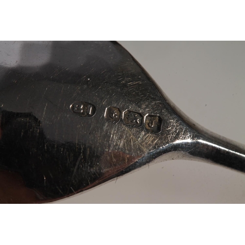 13 - Set of six Geo. V silver and enamel teaspoons, with thistle terminals leading to hammered bowls, Ber... 