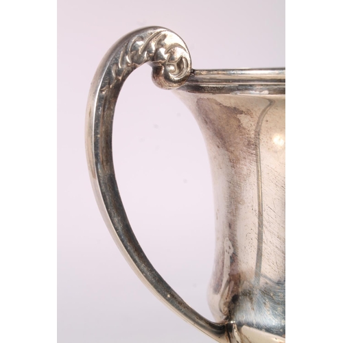 15 - Geo. V silver trophy, the two handled body engraved 'Machars Horse Breeding Association Challenge Cu... 