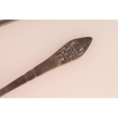 32 - Georg Jensen Danish .925 silver ladle together with a Geo. III silver tablespoon, George Smith of Lo... 