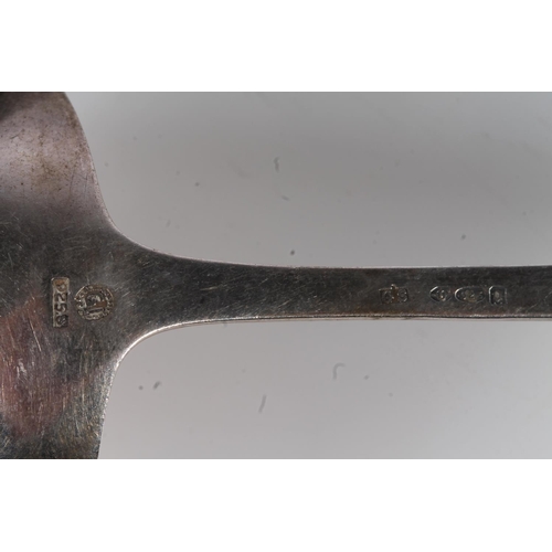 32 - Georg Jensen Danish .925 silver ladle together with a Geo. III silver tablespoon, George Smith of Lo... 