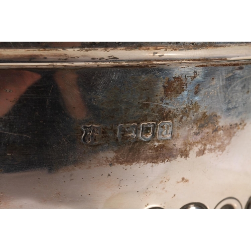 55 - Victorian silver pedestal bowl with fluted decoration to the body and base, Goldsmiths & Silvers... 