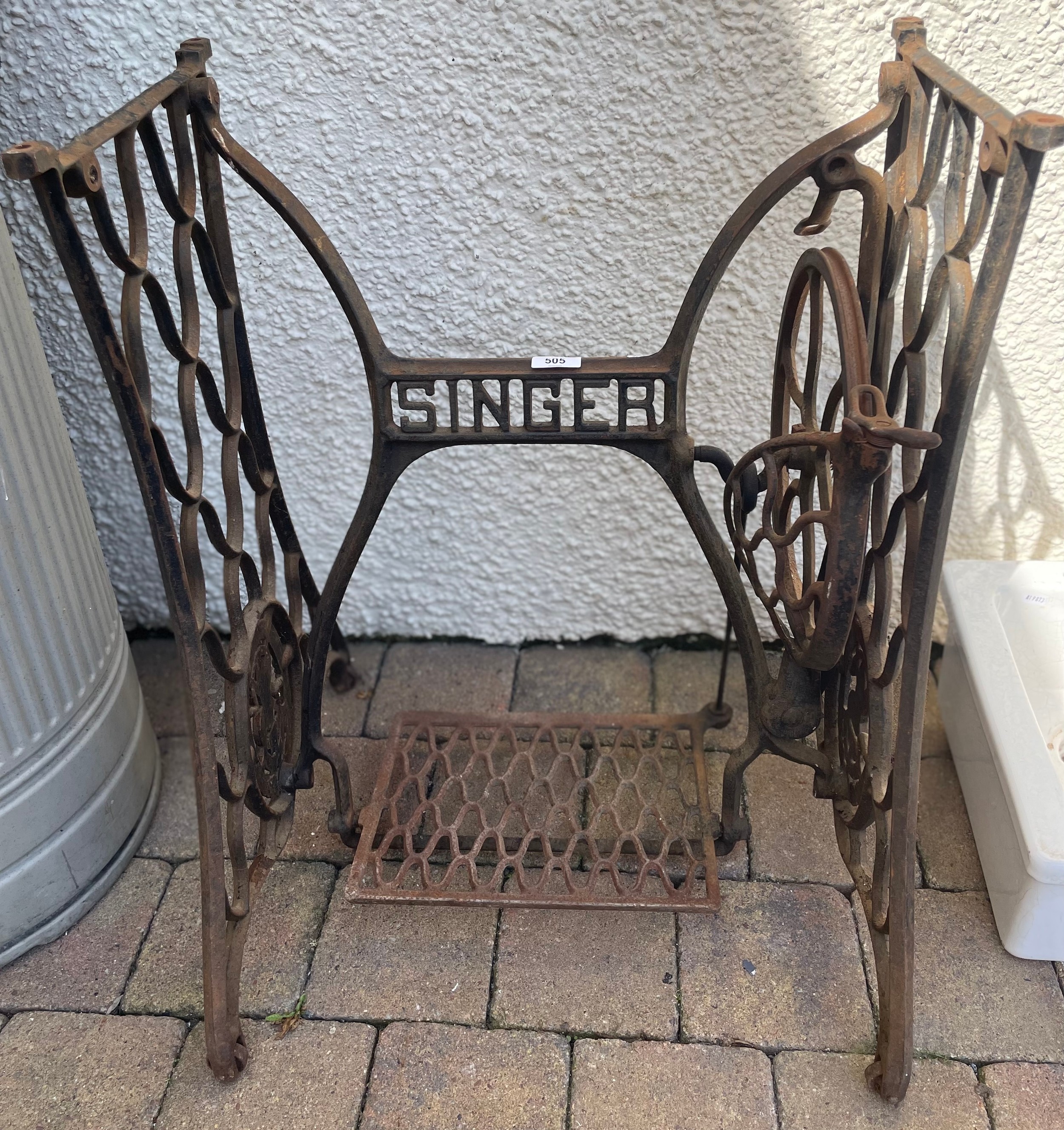Antique Singer sewing machine table base