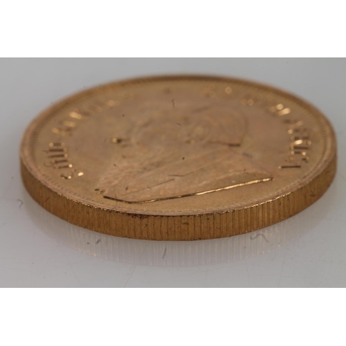 1689 - SOUTH AFRICA gold kruggerrand coin 1972, mintage around 544,000, [917grade gold (22ct), 32.7mm, 33.9... 