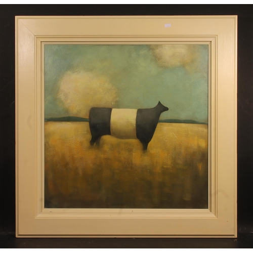 220 - FIONA MILLER (Scottish Contemporary) *ARR* Summer, Galloway Acrylic painting on canvas, signed with ... 