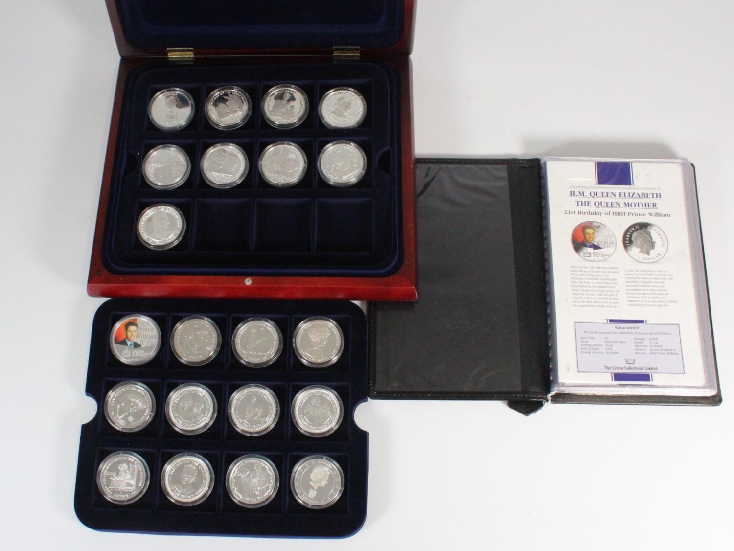 MDM The Crown Collections Limited silver proof coins to include ...