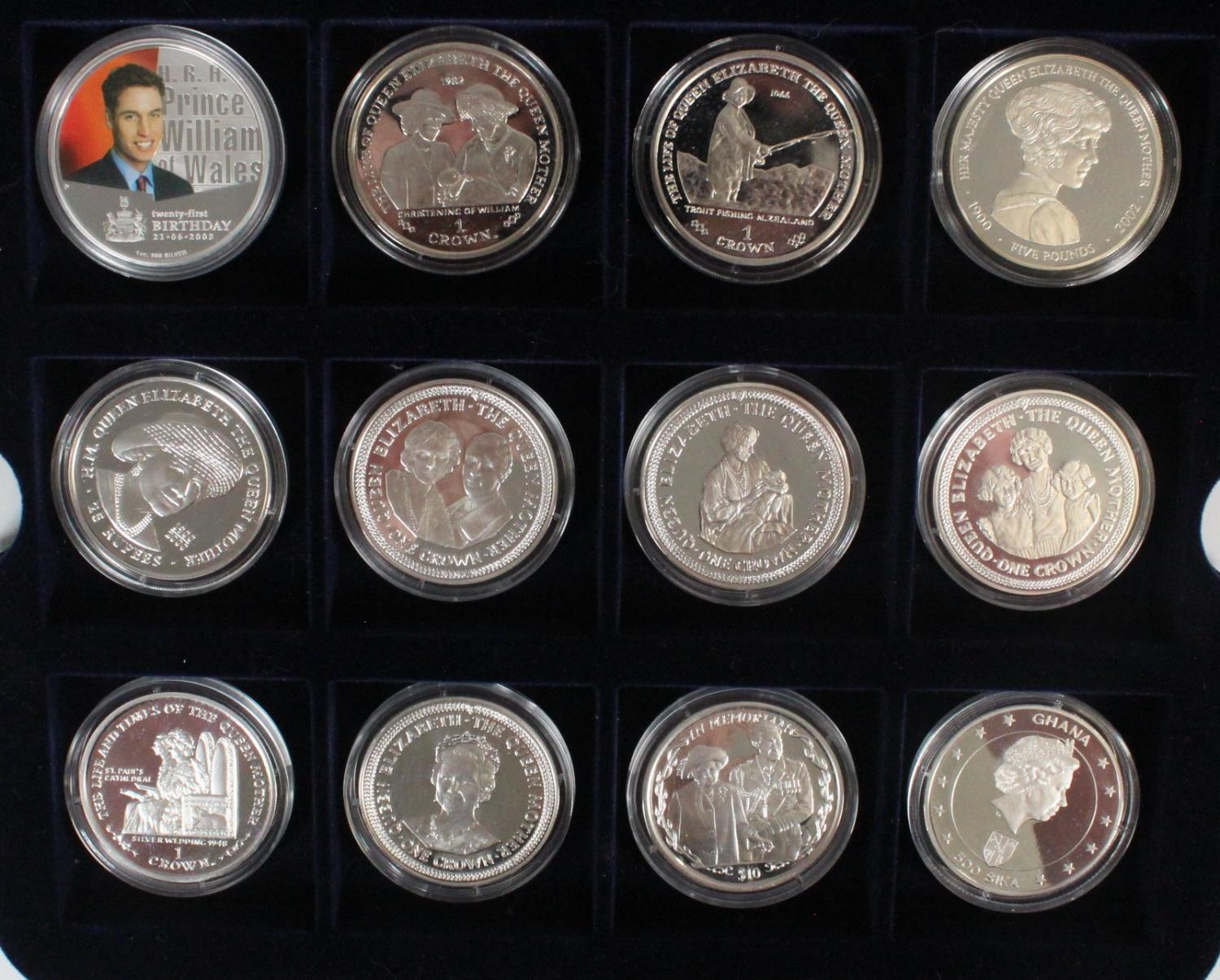 MDM The Crown Collections Limited silver proof coins to include ...