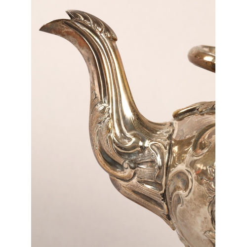 97 - Impressive silver spirit kettle, assay marked London 1916, maker D & J Wellby Ltd of London, app... 