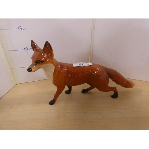 27 - Five small Coalport figures to include 'Andrea', small Royal Doulton figure 'Fragrance', and a Beswi... 