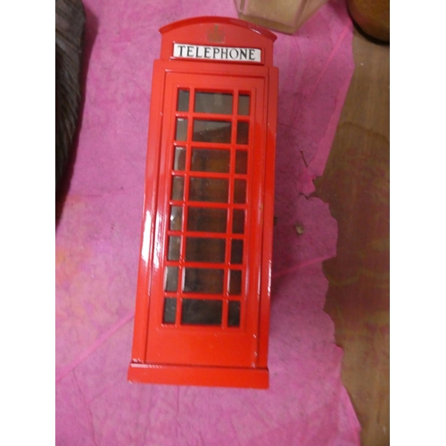 49 - Collectables to include ceiling light attachments, wooden percussion instruments, drum, African wall... 