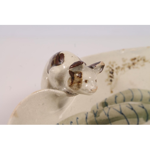 15 - Japanese pottery bowl, 19cm diameter.