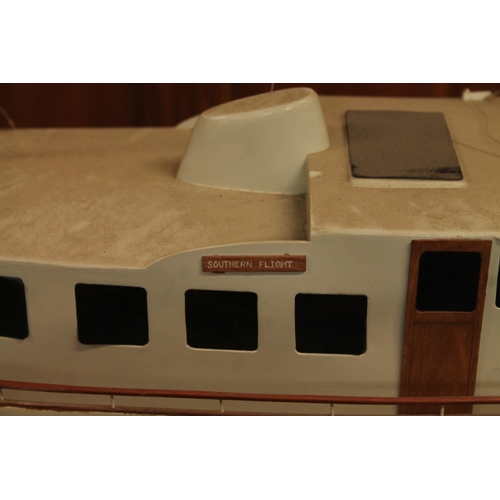 13 - Table top model of a fishing boat.