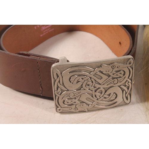 2 - Sporran and a similar belt.