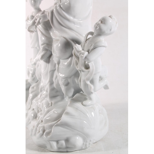 20 - Modern Chinese blanc-de-chine figurine, 31cm high.