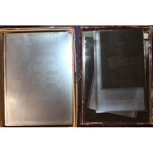 37 - Late 19th century/early 20th century photographic negatives.