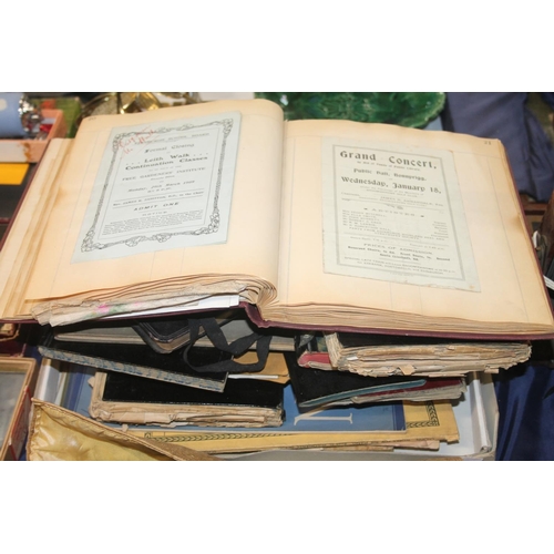 38 - Notebooks, sketchbooks, newspaper cuttings, diaries, etc. relating to measurements, militaria, etc.,... 