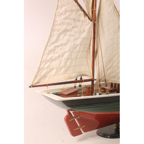 7 - Model of a boat, 56cm long.