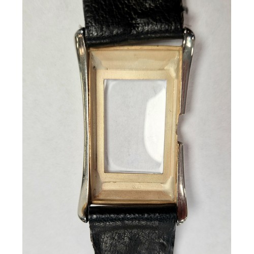 90 - Vintage Gentleman's Rolex Prince 9ct gold two tone wrist watch, rectangular silvered dial with numbe... 