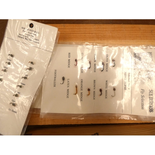 13 - Large box of fishing flies etc.