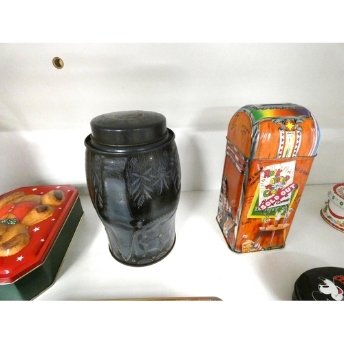 21 - Box of collectable tins from Metal Box Carlisle.&nbsp;