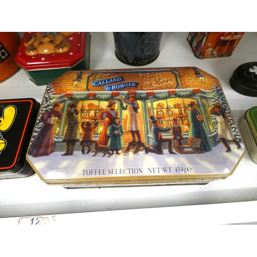 21 - Box of collectable tins from Metal Box Carlisle.&nbsp;