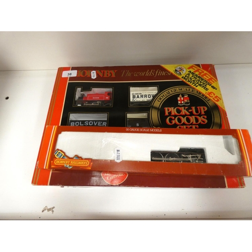 38 - Hornby Pick up Goods set and a Princess Elizabeth locomotive.