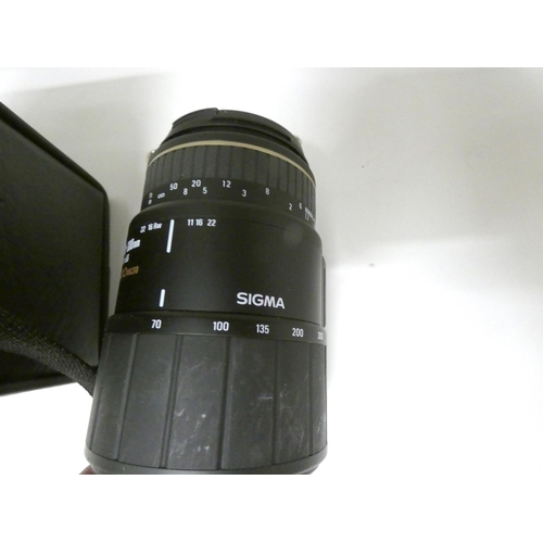 46 - Modern Sigma 70-300mm macro lens.