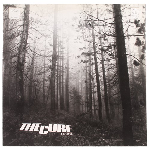 The Cure, A Forest on Fiction Records 12'' vinyl single, with B side Another Journey By Train (FICSX10) .