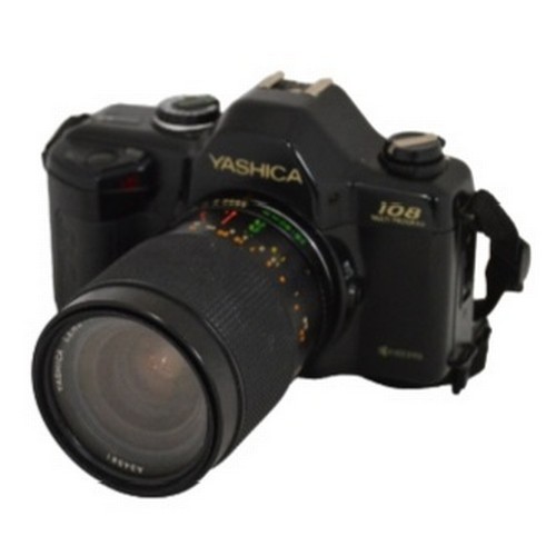 Yashica 108 camera with lens.