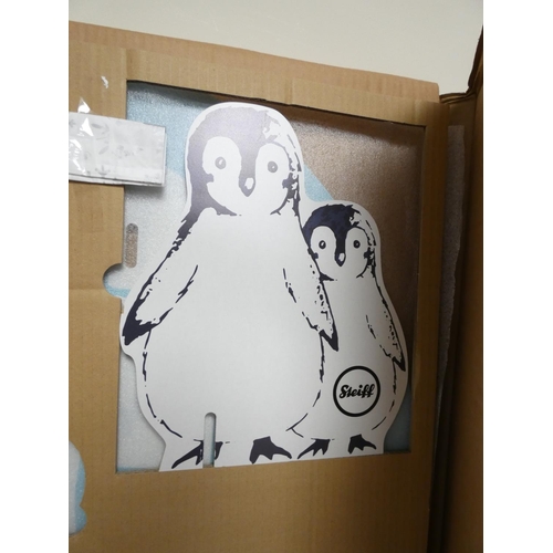 43 - Steiff. Polar shop display stand complete with outer cardboard box.