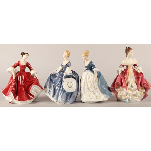 12 - Four Royal Doulton figures to include 'Hilary' HN 2335, 'Stephanie' HN 2811, 'Alison' HN 2336, and '... 