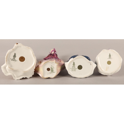 13 - Four Royal Doulton figures to include 'Debbie' HN 2385, 'Julia' HN 2705, 'Sweet Anne' HN 1496', and ... 
